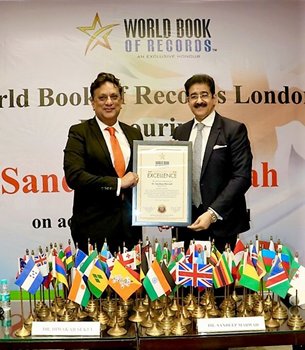 5th Time Sandeep Marwah Entered Into World Book of Records London