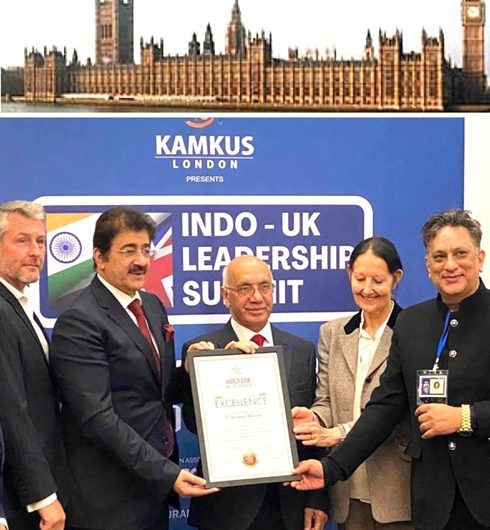 Sandeep Marwah Entered 4th Time Into World Book Of Records London
