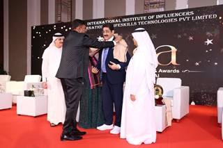 Global Influencer Award For Sandeep Marwah In Dubai