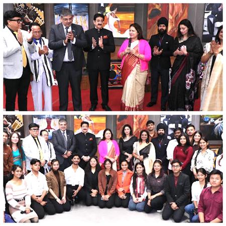 Formal Inauguration Of AAFT School Of Fine Arts At 14th Global Festival Of Journalism & AVGC Noida 2026
