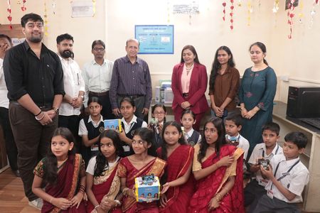 Chingari Shakti Foundation And Team Sigma Inaugurated 22nd AI  And Robotic Lab  At  Divine Child High School, Indira Nagar, Malad East