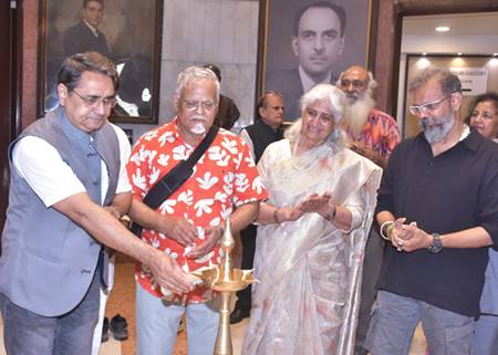 “SUMITAATMAN” Solo Show Of Paintings By Eminent Artist Sumitra Ahlawat In Jehangir Art Gallery
